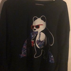 Black means graphic long sleeve